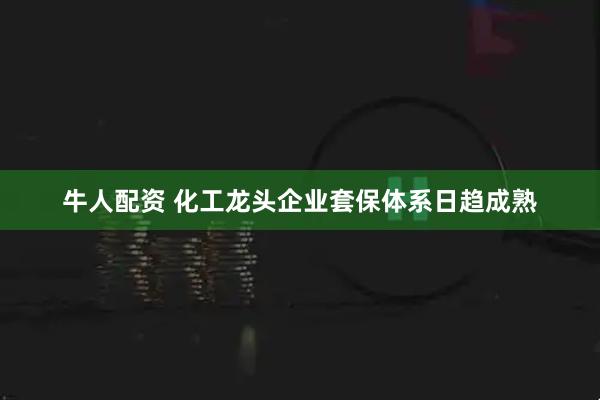 牛人配资 化工龙头企业套保体系日趋成熟